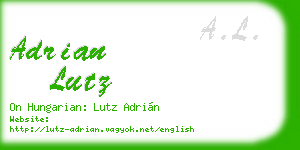 adrian lutz business card